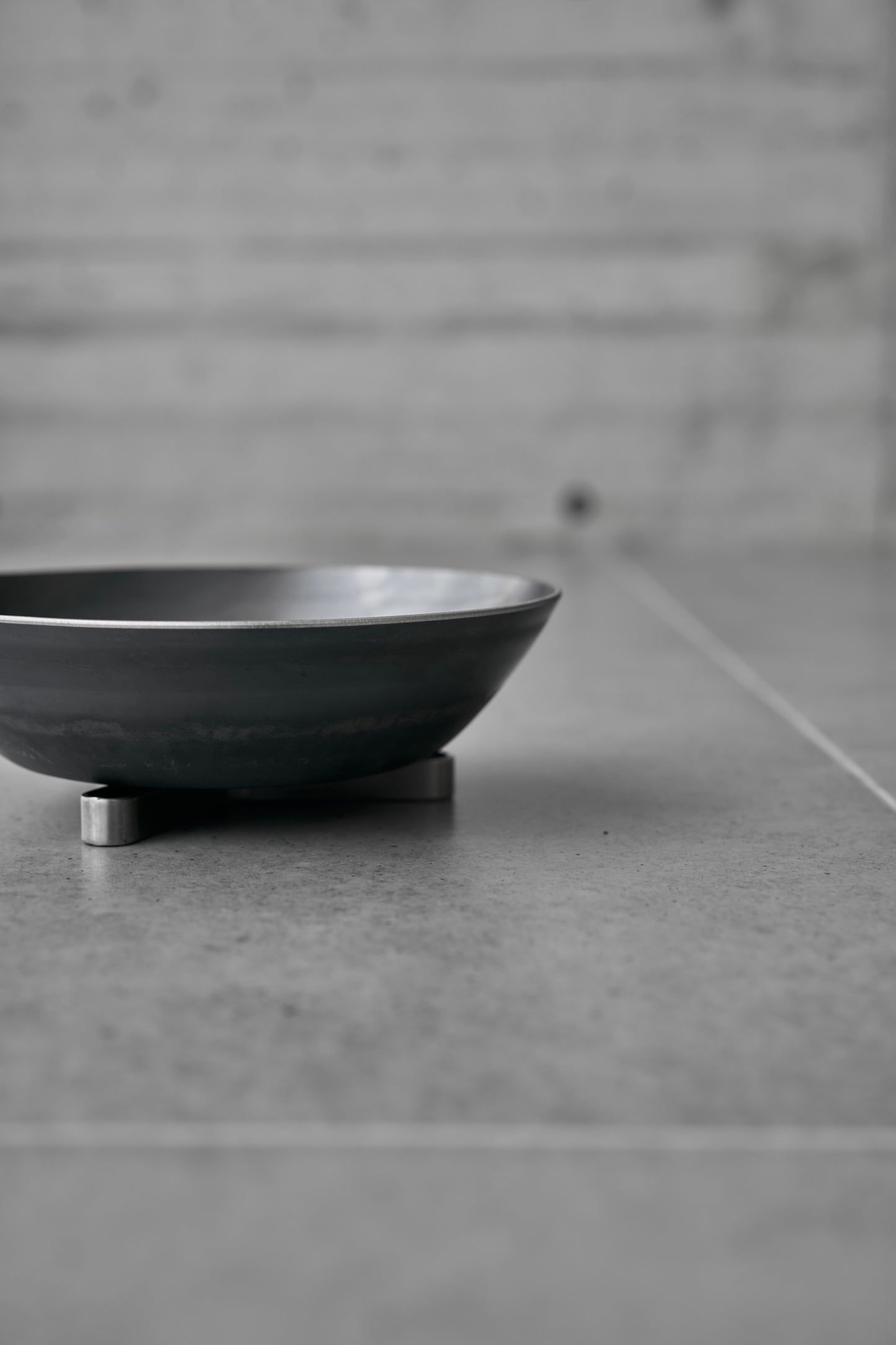 Wanderout / Hammered Iron Deep Frying Pan 22cm