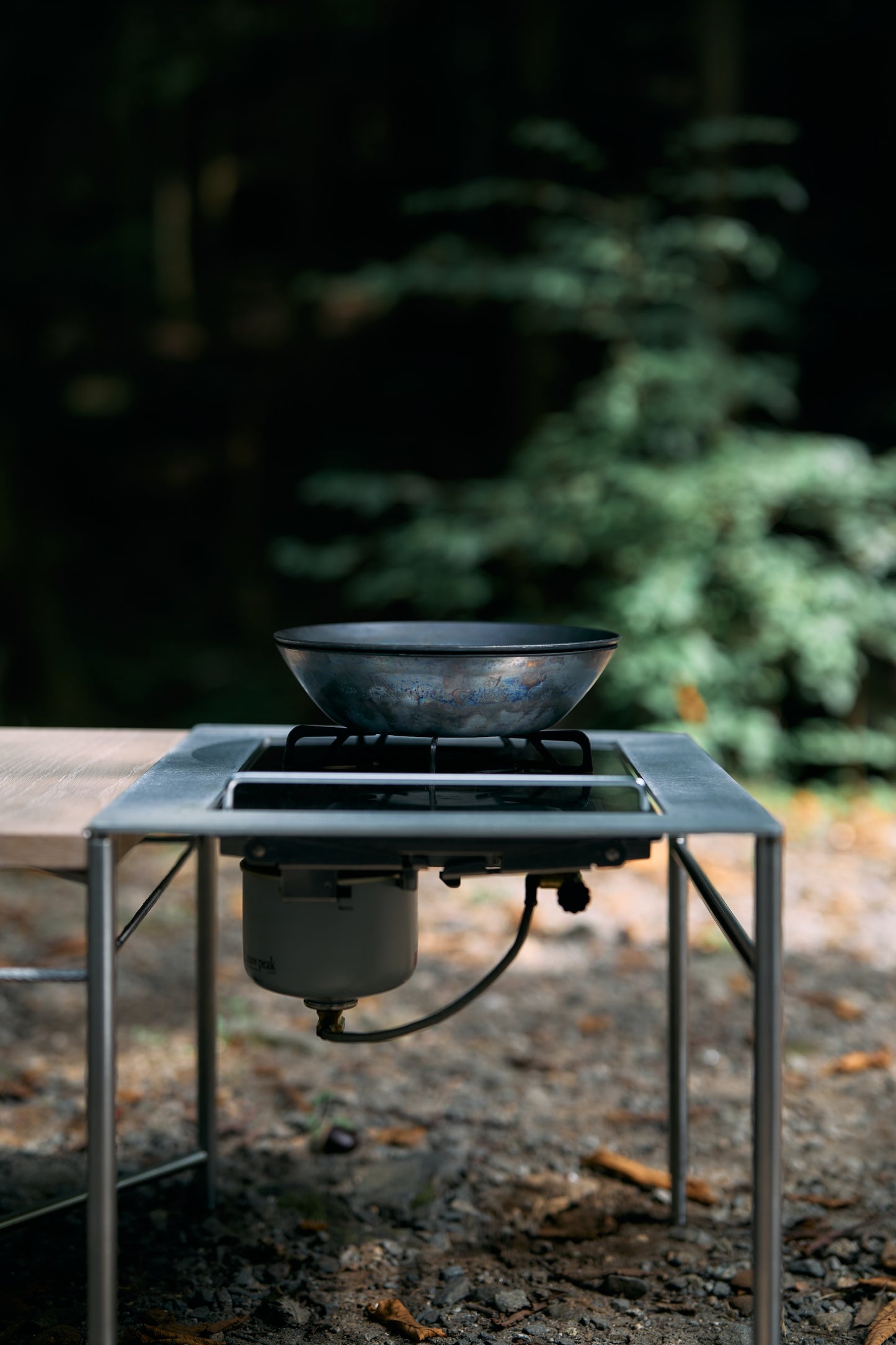 Wanderout / Hammered Iron Deep Frying Pan 22cm