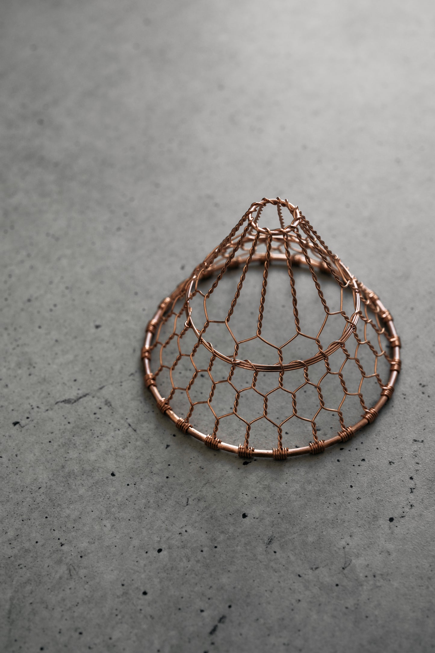 金網つじ / Hand Woven Coffee Dripper Copper