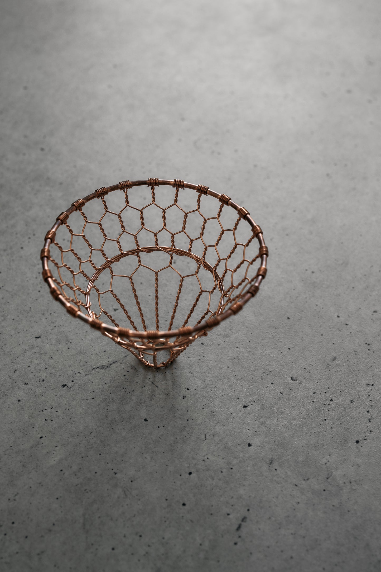金網つじ / Hand Woven Coffee Dripper Copper