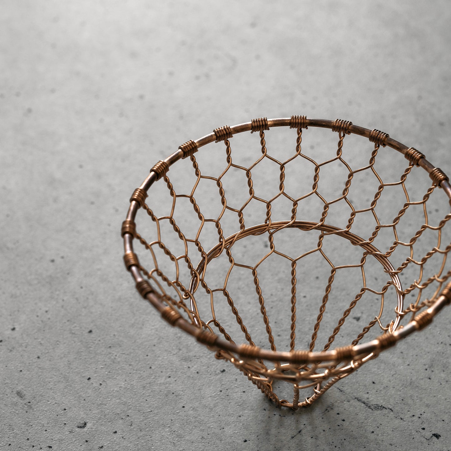 金網つじ / Hand Woven Coffee Dripper Copper