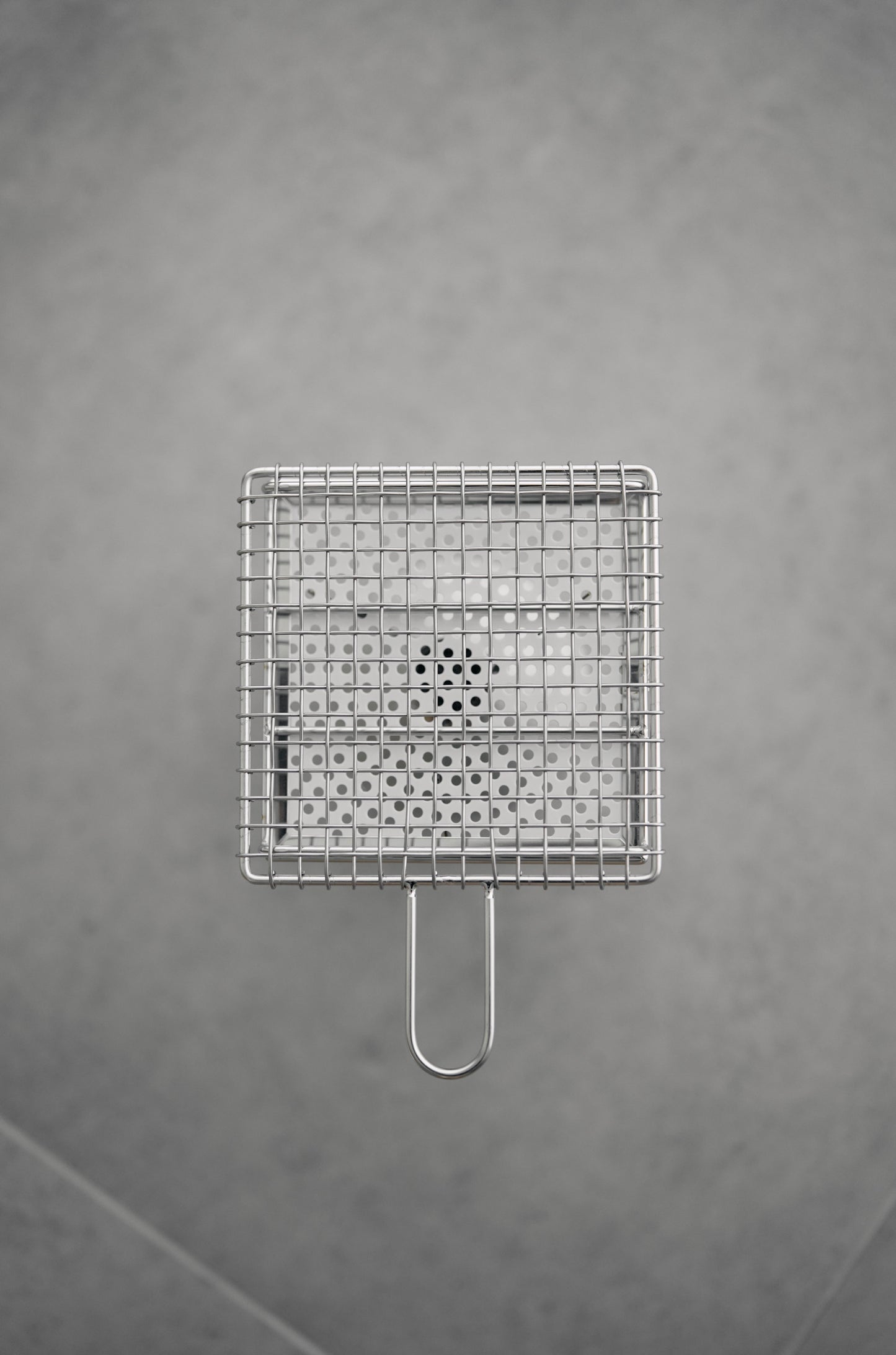 金網つじ / Ceramic Grill with Handled Tray
