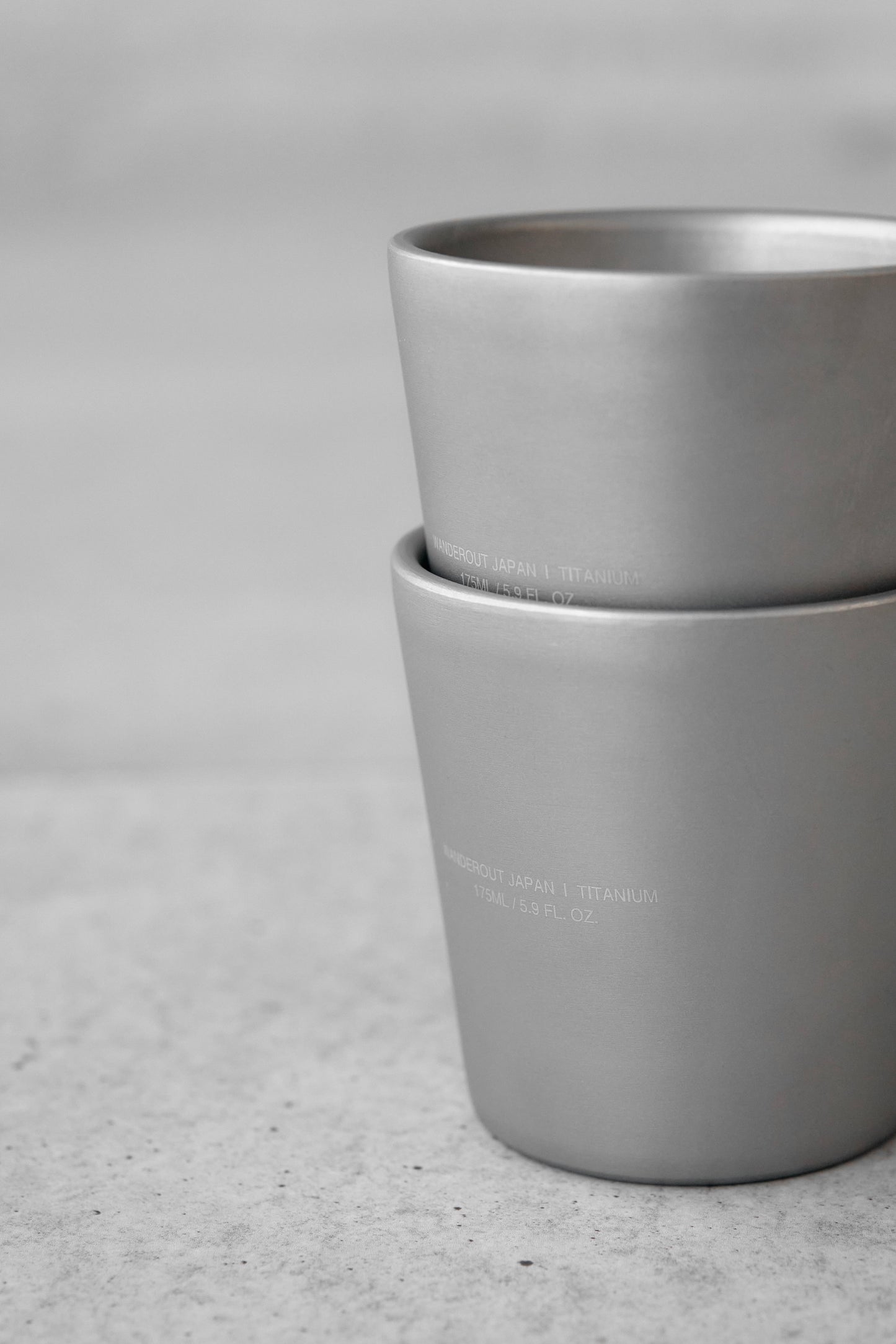 Wanderout / Universal Cup Titanium Set of 2