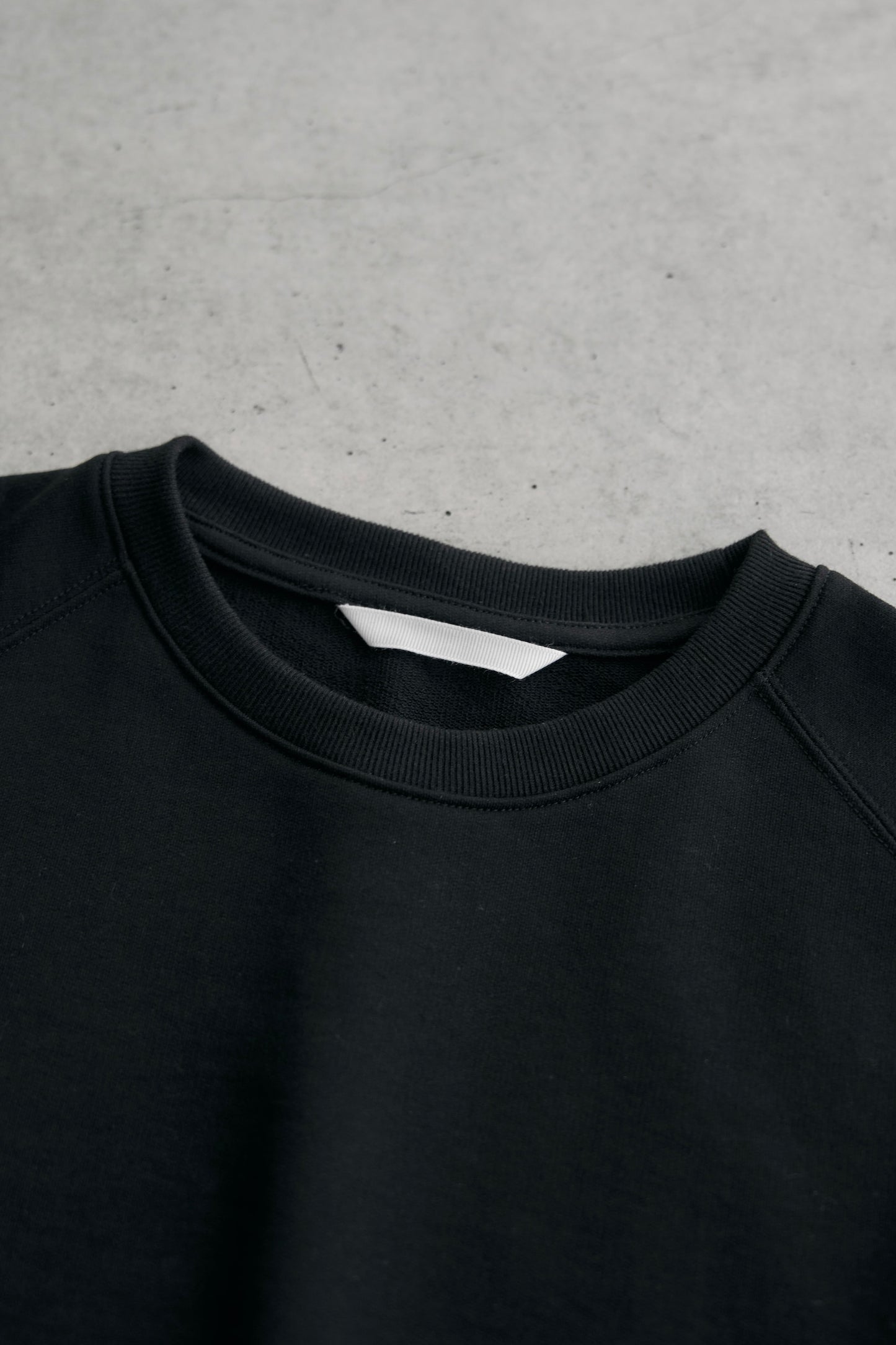 Wanderout / Lightweight Sweat Crewneck - Black