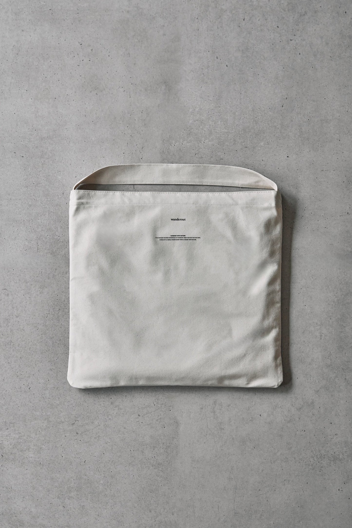 Wanderout / Square Big Tote - Natural