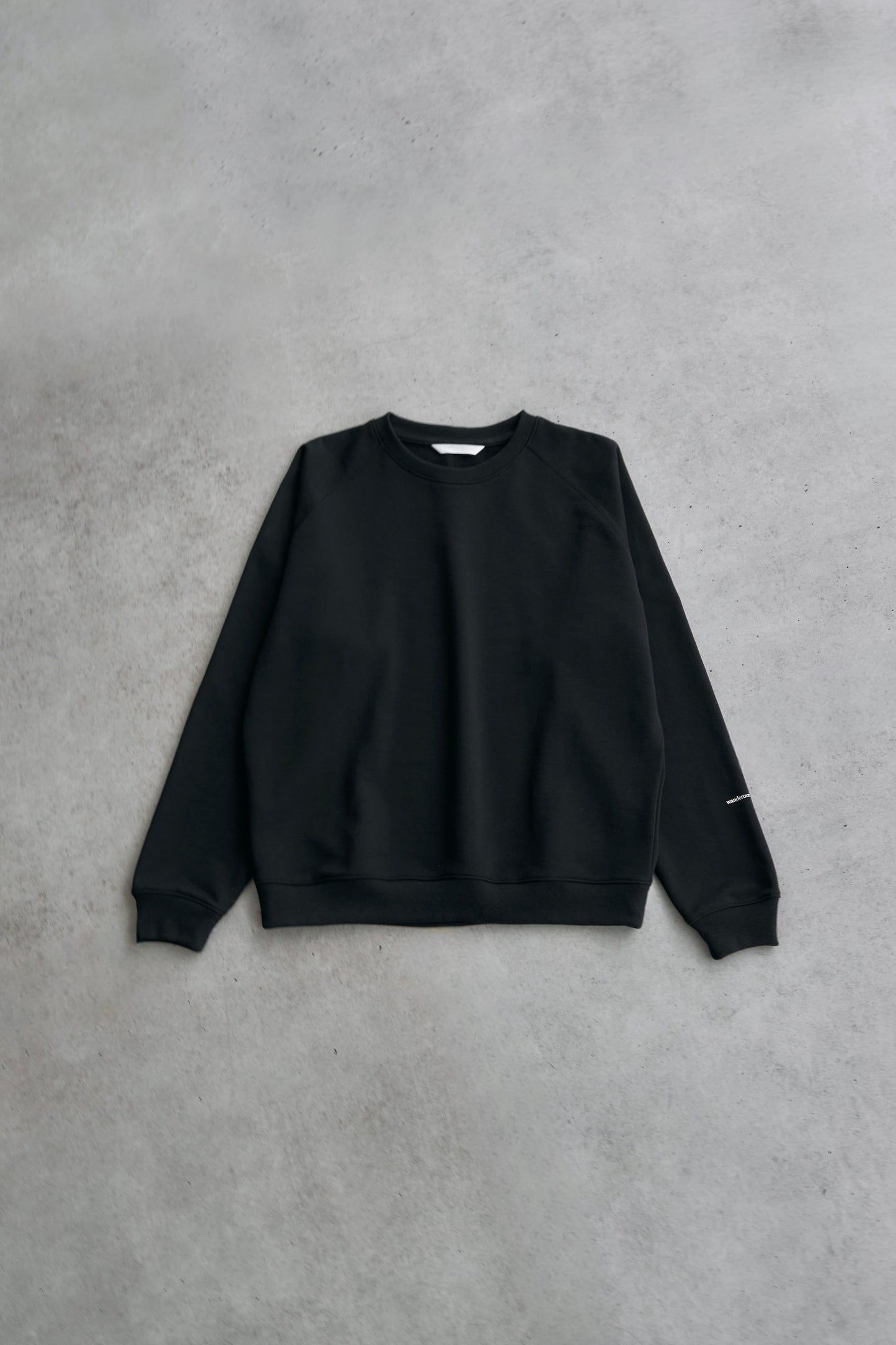 Wanderout / Lightweight Sweat Crewneck - Black