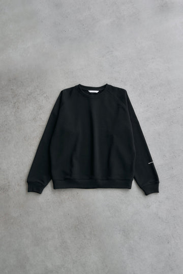 Wanderout / Lightweight Sweat Crewneck - Black