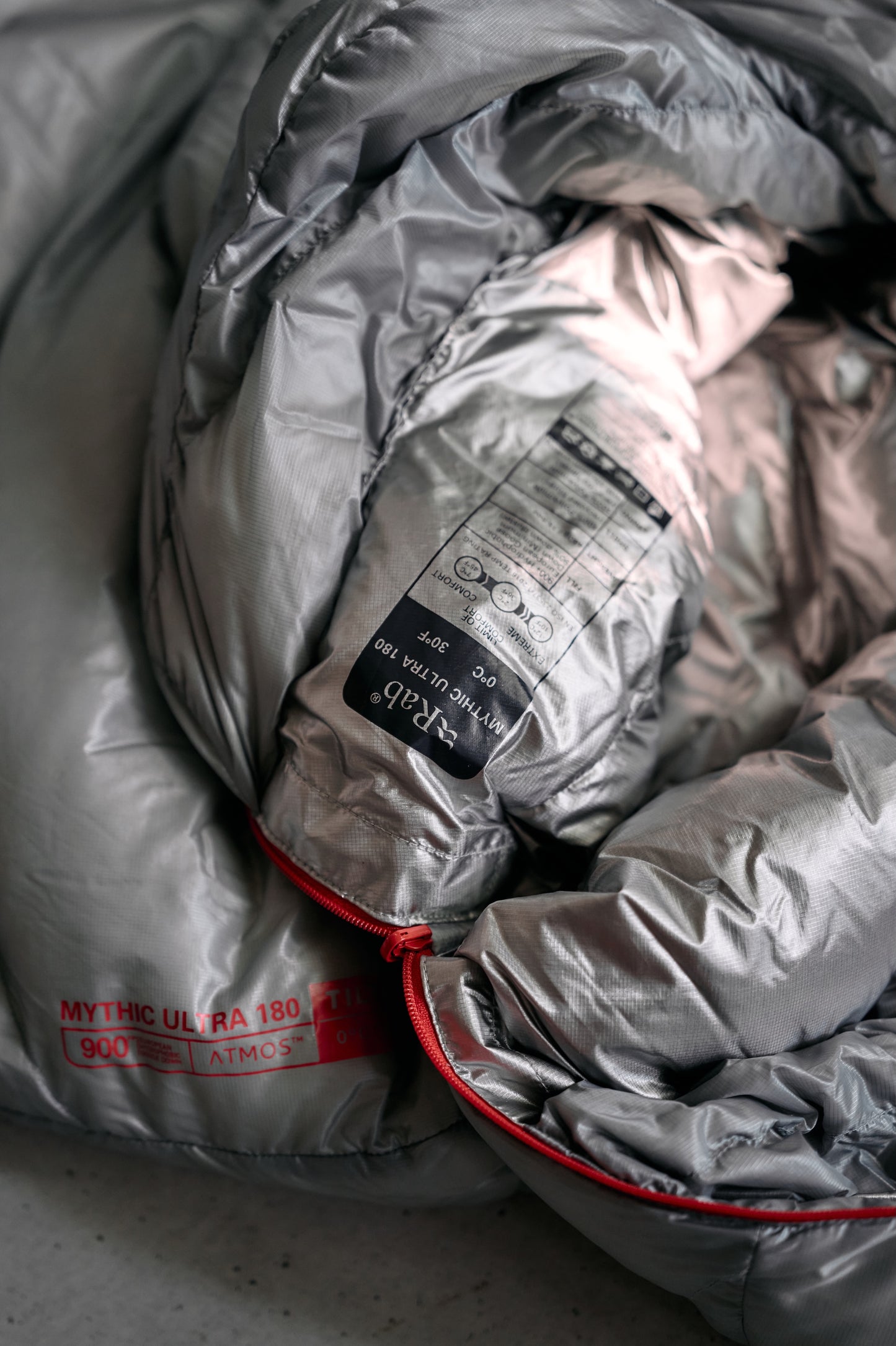 Rab / Mythic Ultra 180 - Gray, Cloud Graphene
