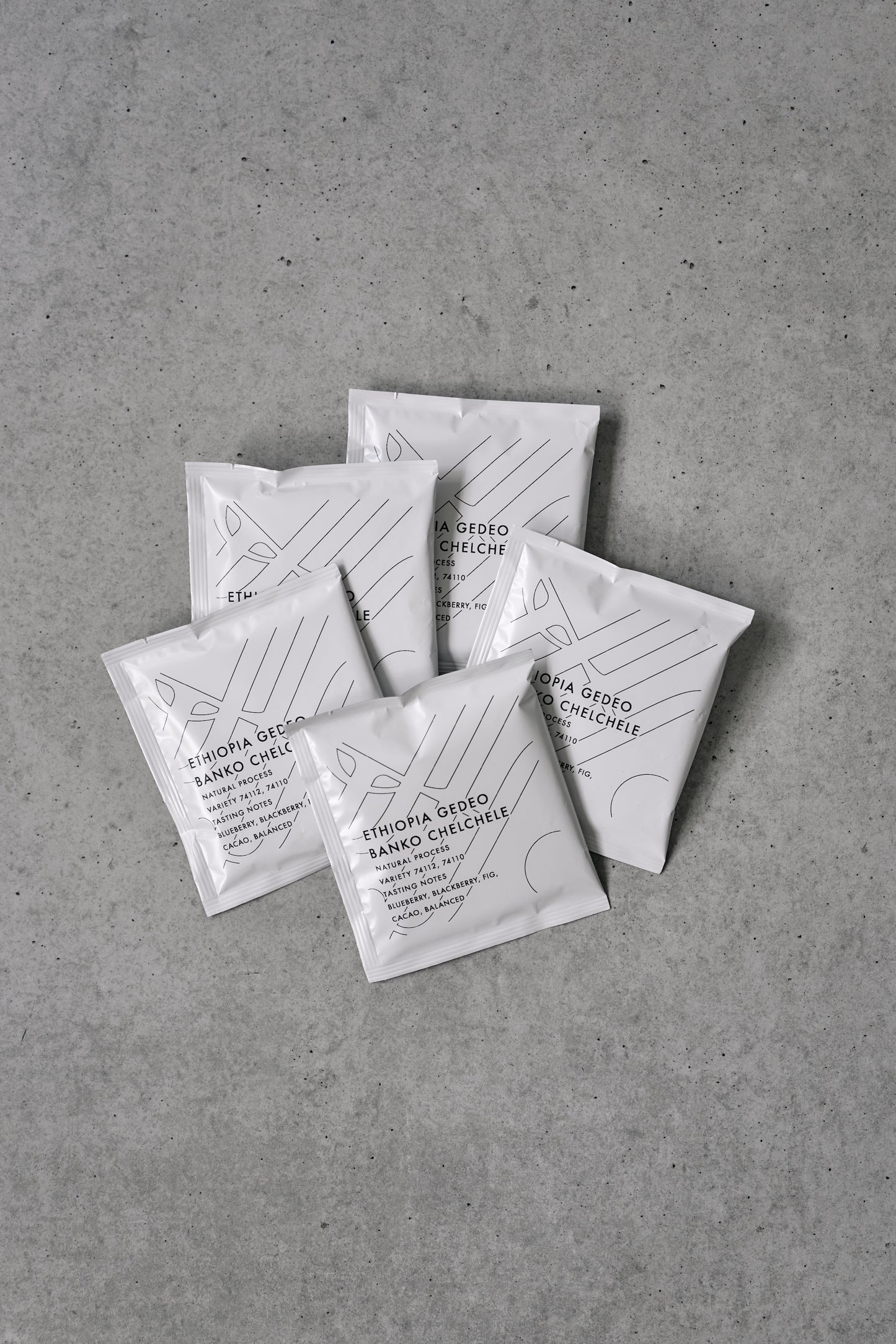 Glitch Coffee & Roasters / Drip Bag set of 5 - Ethiopia Gedeo Chelchele Natural