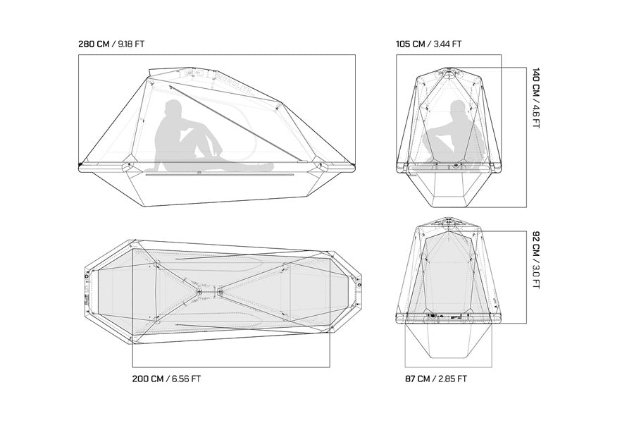 Exod / Monolith Shelter Black