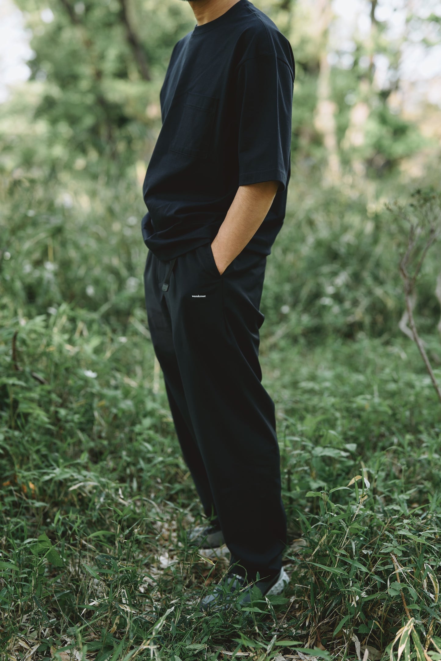 Wanderout / Summer Wool Easy Pants - Navy