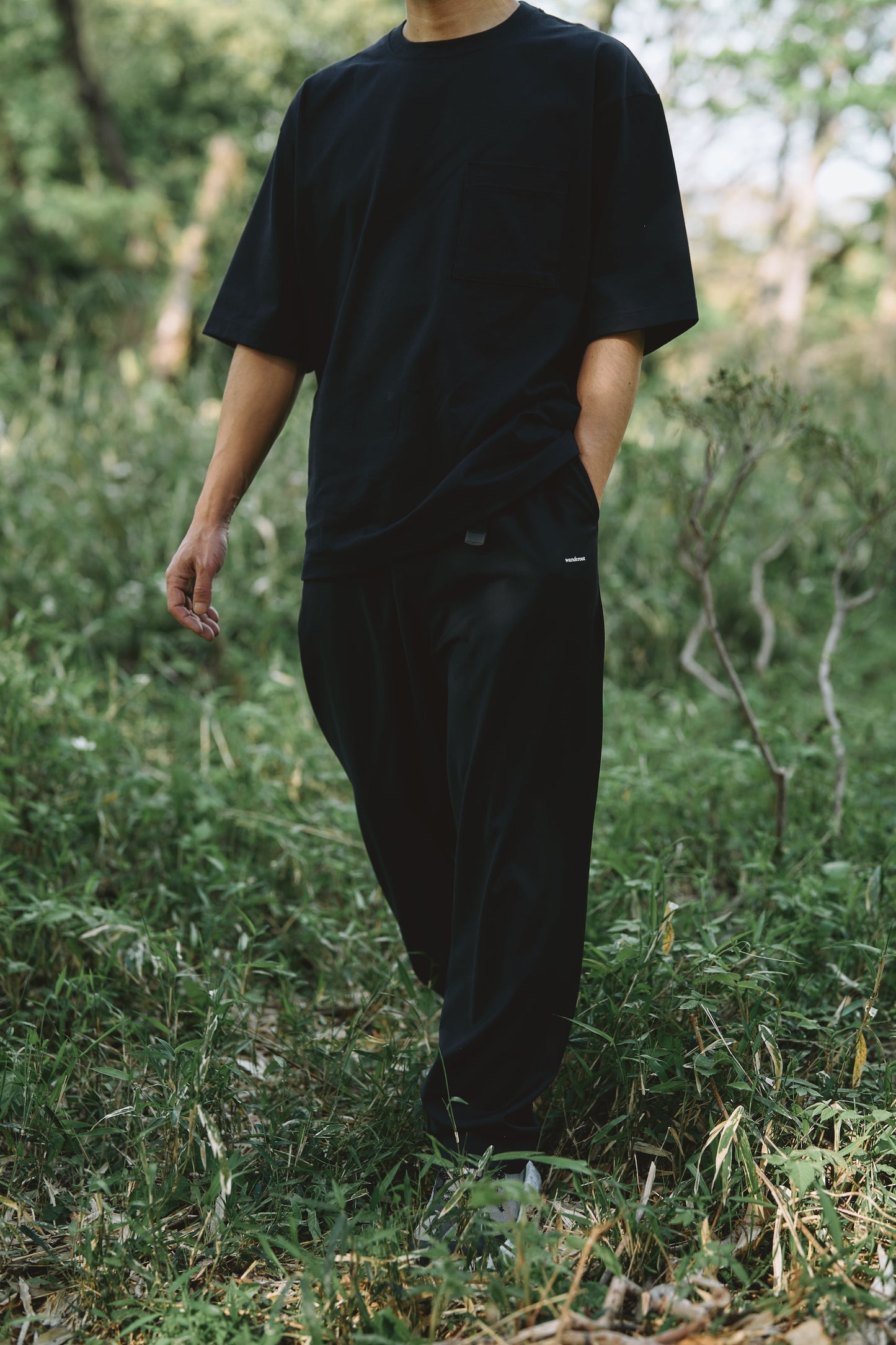 Wanderout / Summer Wool Easy Pants - Navy