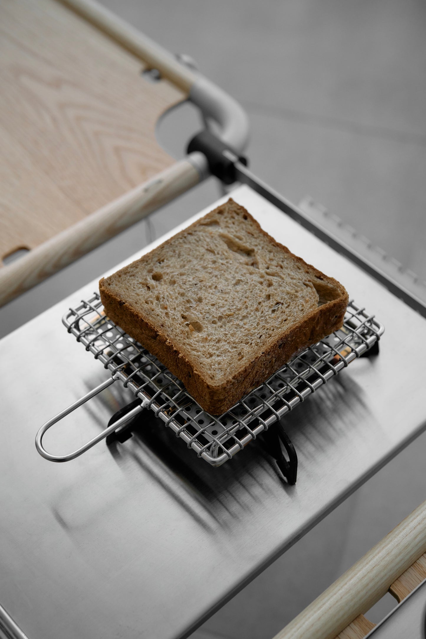 金網つじ / Ceramic Grill with Handled Tray