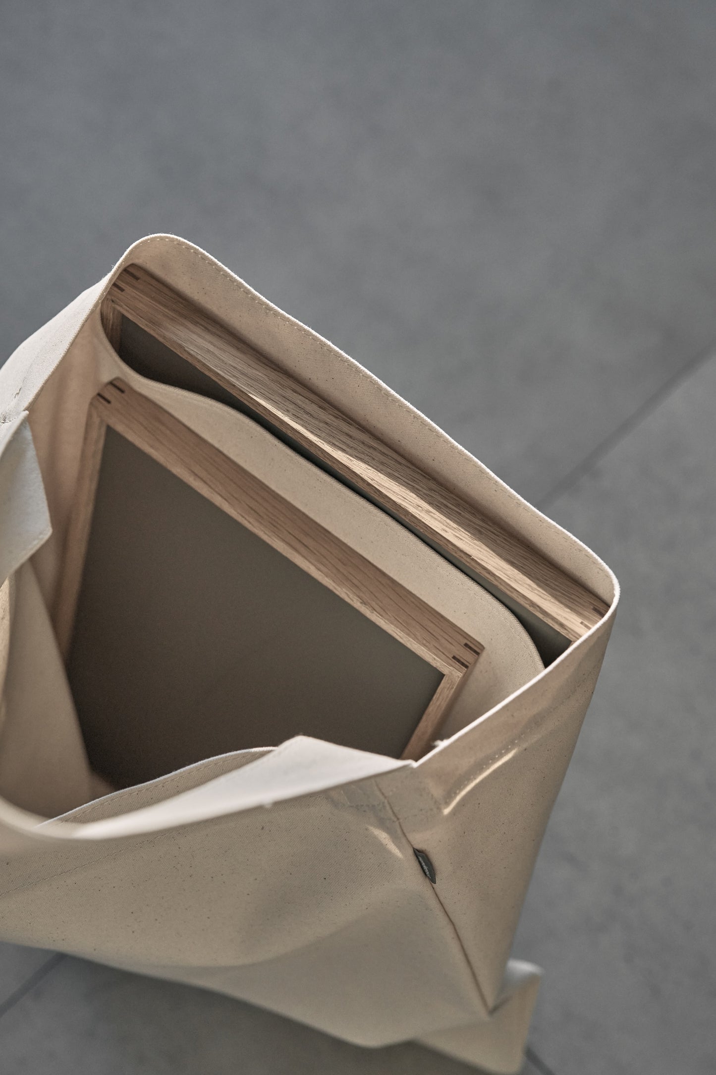 Wanderout / Square Big Tote - Natural