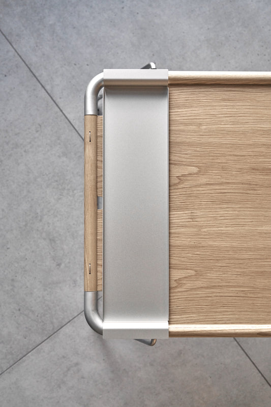 Wanderout / Narrow Tray Al - Silver