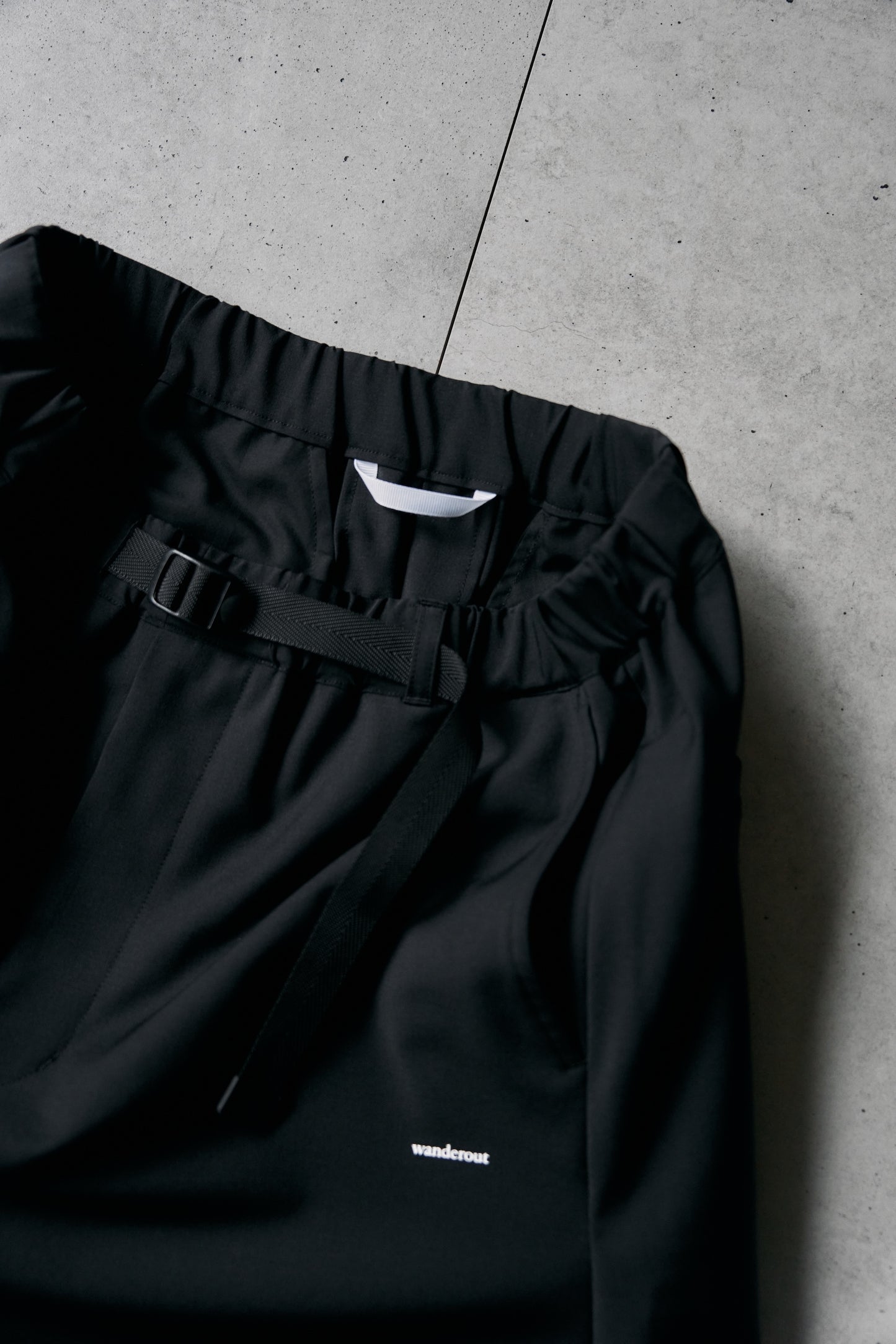 Wanderout / Summer Wool Easy Pants - Black