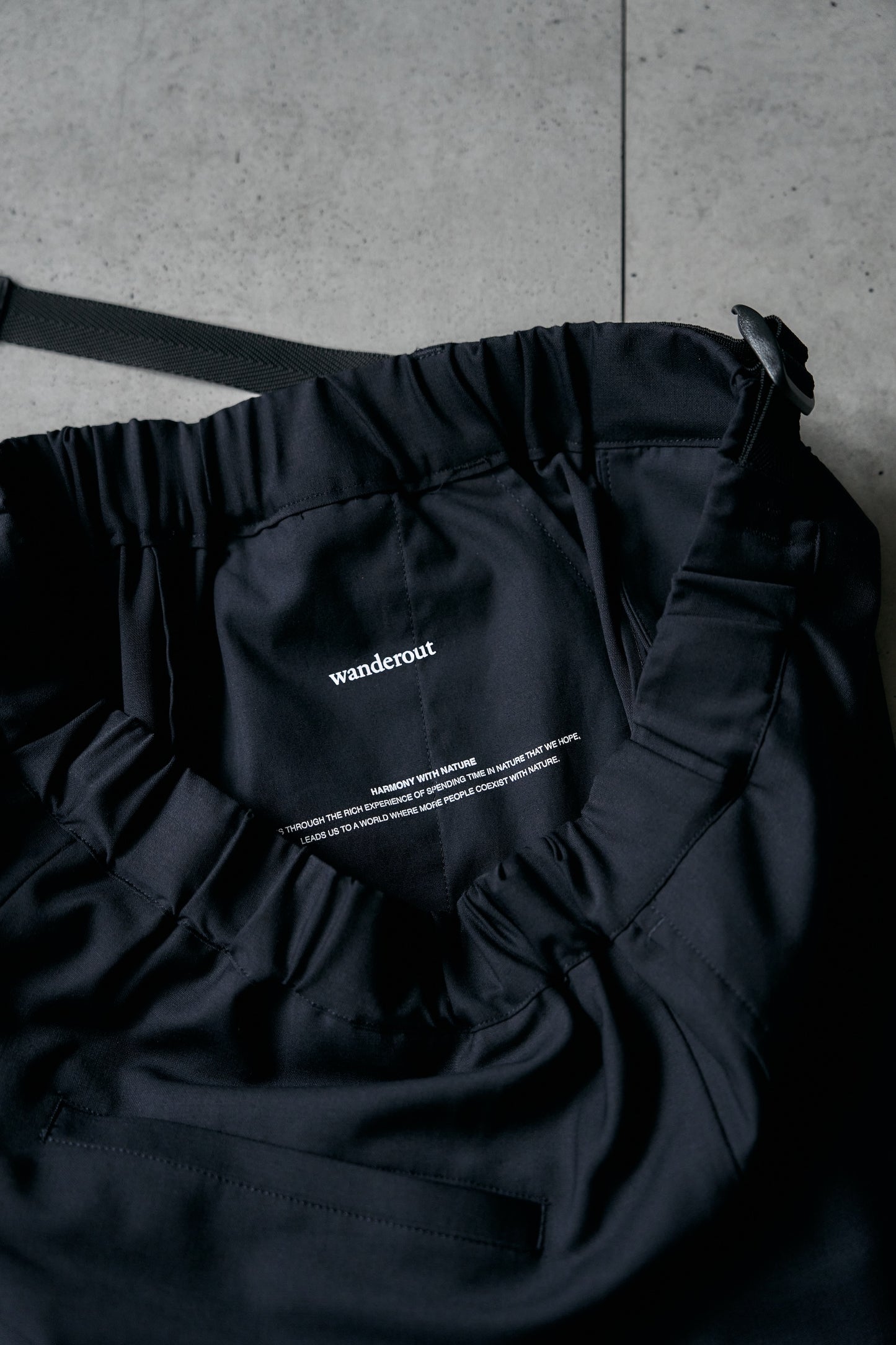 Wanderout / Summer Wool Easy Pants - Navy