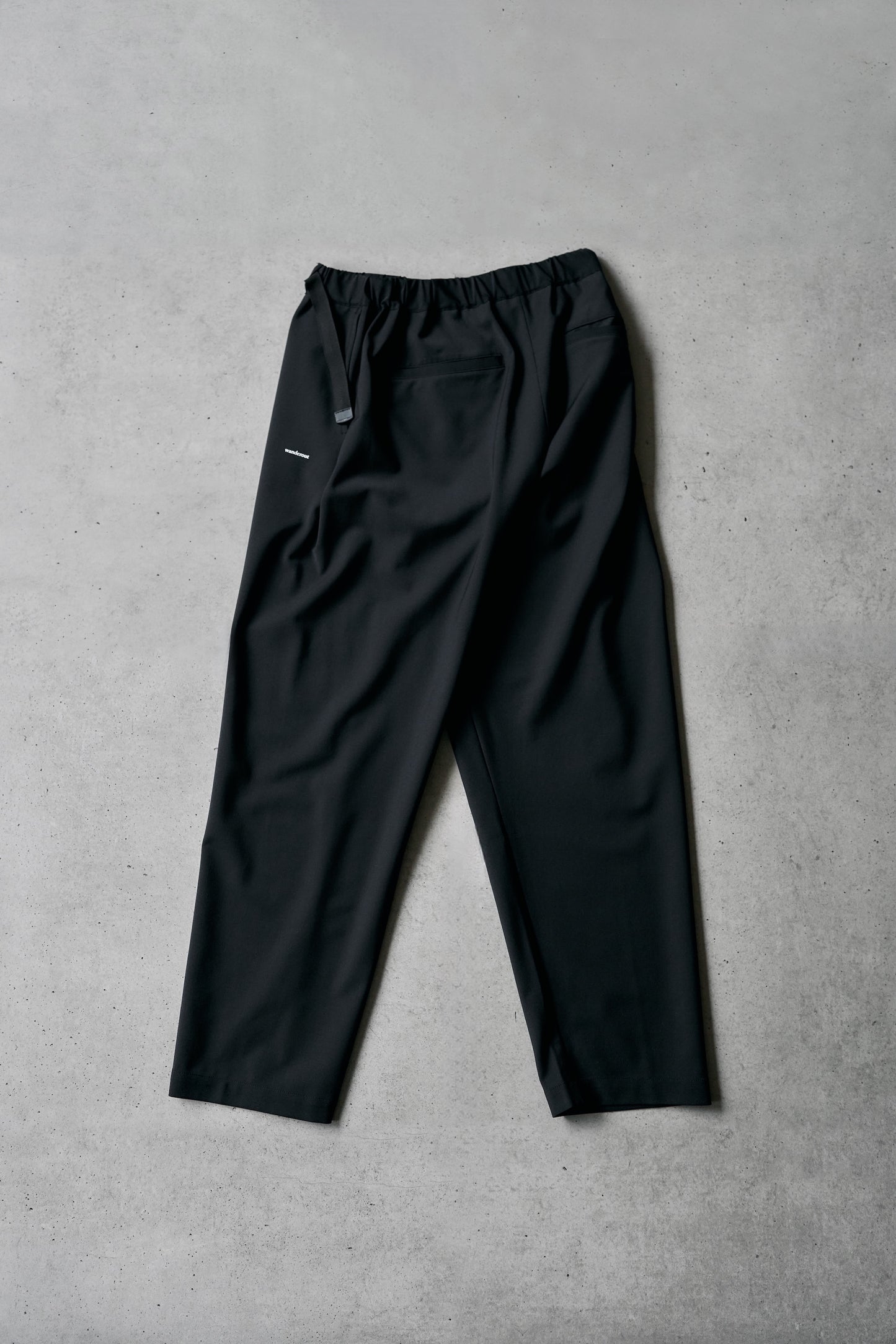Wanderout / Summer Wool Easy Pants - Black