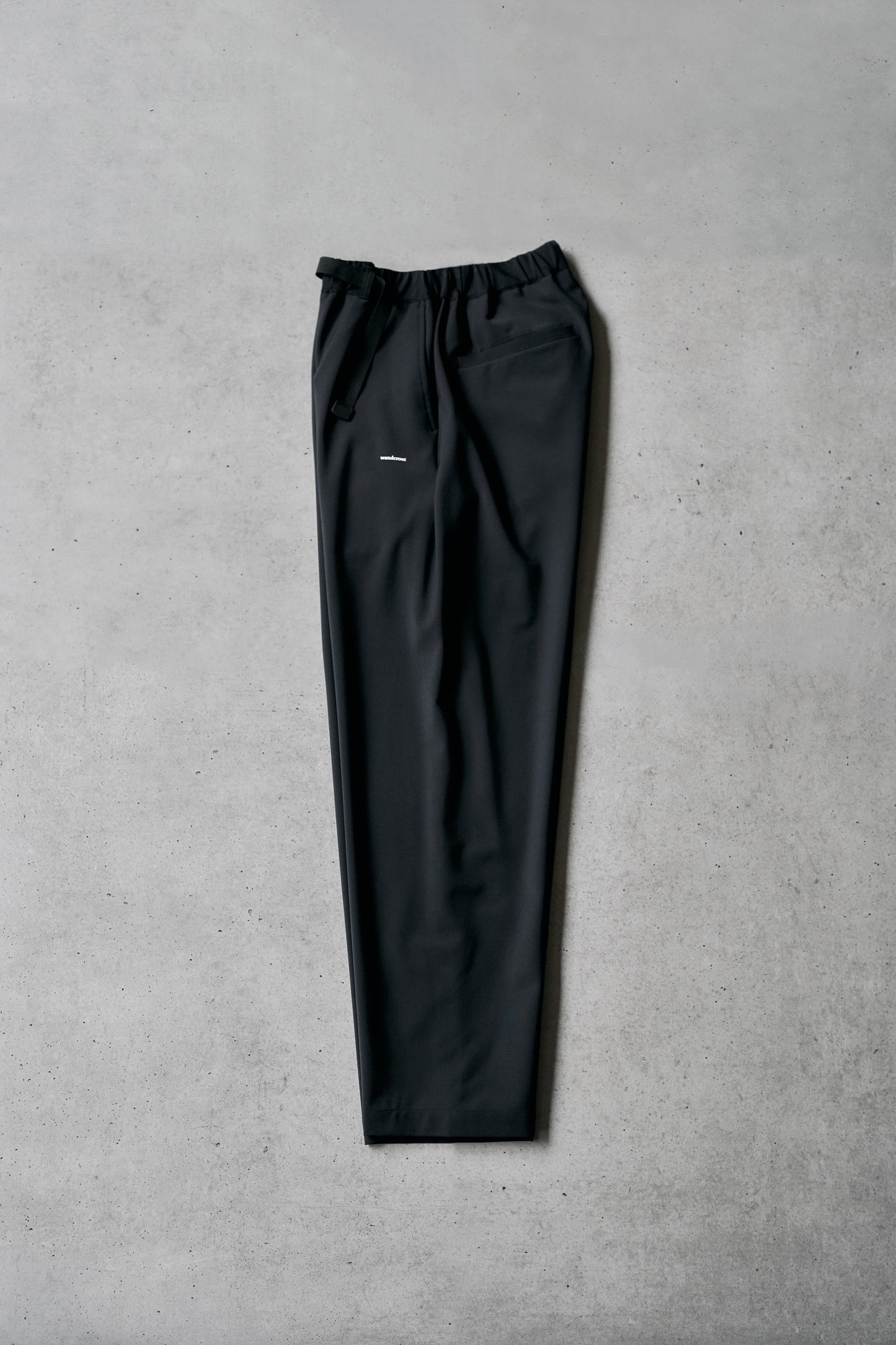 Wanderout / Summer Wool Easy Pants - Black