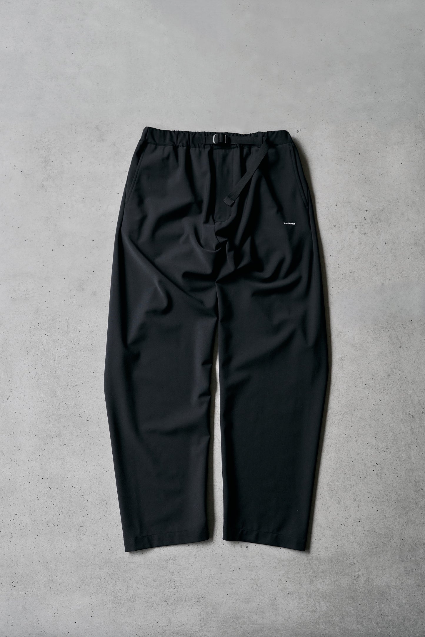 Wanderout / Summer Wool Easy Pants - Black