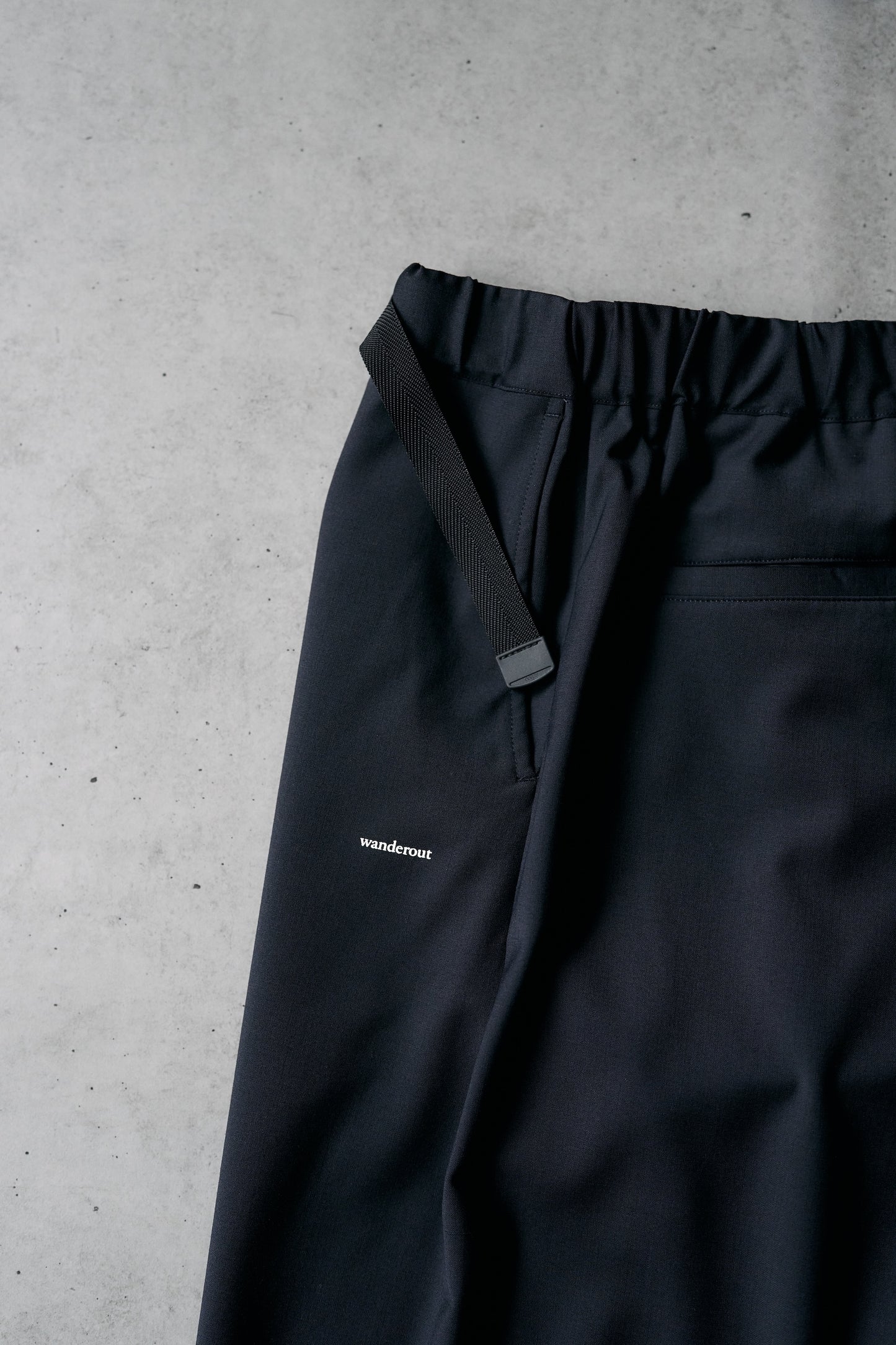 Wanderout / Summer Wool Easy Pants - Navy