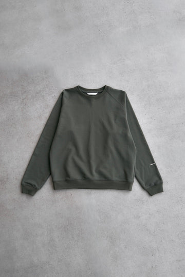 Wanderout / Lightweight Sweat Crewneck - Olive